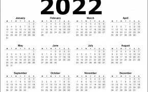 2022 Calendar Wallpaper 126006