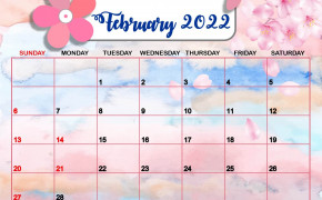 February 2022 Calendar Widescreen Wallpaper 126043