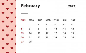 February 2022 Calendar Wallpapers Full HD 126042