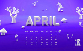 April 2022 Calendar Background Wallpaper 126152