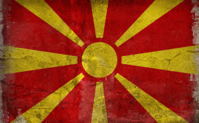 North Macedonia Flag Background Wallpaper 126497