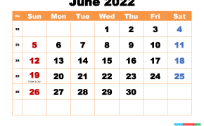 June 2022 Calendar High Definition Wallpaper 126424