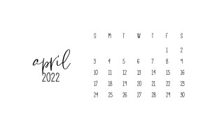 April 2022 Calendar Background HD Wallpapers 126151