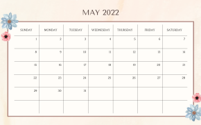 May 2022 Calendar Widescreen Wallpapers 126444