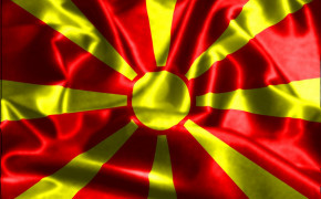 North Macedonia Flag Wallpaper 126506