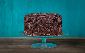 Chocolate Roses Cake Wallpaper 12467