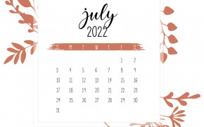 July 2022 Calendar Wallpaper 126419