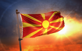 North Macedonia Flag High Definition Wallpaper 126504