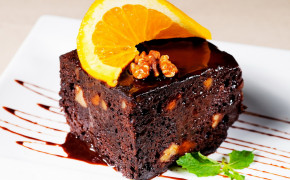 Brown Dessert Oreshki Cake Wallpaper 12461