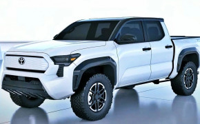 2024 Toyota Tacoma Electric HD Background Wallpaper