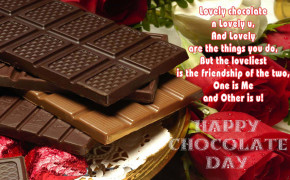 Chocolate Day Quotes Wallpaper HD 12581