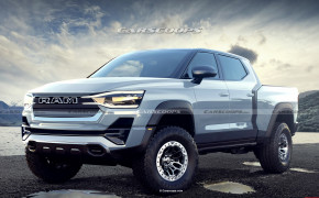 2024 Toyota Tacoma Electric Background Wallpaper