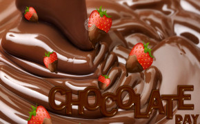 Chocolate Day HD Background Wallpaper 12566