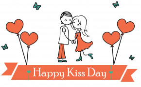 Kiss Day Background Wallpaper 12660