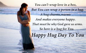 Hug Day Quotes HD Desktop Wallpaper 12655