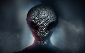 Alien Head Filled With Skulls Wallpaper 12986