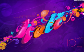 Abstract Happy Holi Quotes Wallpaper 13333