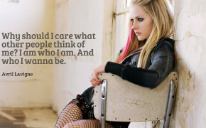 Avril Lavigne Quotes Background Wallpaper 13473