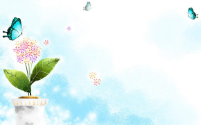 Butterfly Background Nice Wallpaper 16296