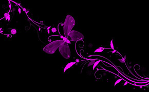 Black Purple HQ Desktop Wallpaper 16614