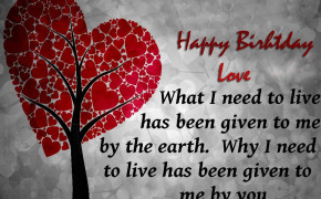 Happy Birthday Love Quotes Wallpaper 00275