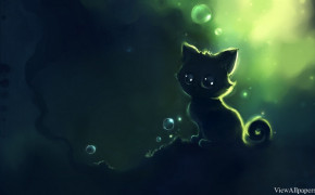 Anime Kitten HD Background Wallpaper 18634