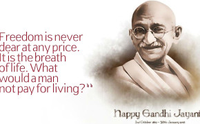 15 August Mahatma Gandhi Quotes HD Wallpaper 00159