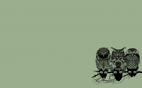 Vintage Owl Desktop Wallpaper 20556