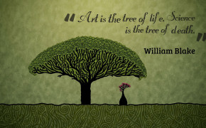 Art Is A Tree of Life Quotes Wallpaper 00194