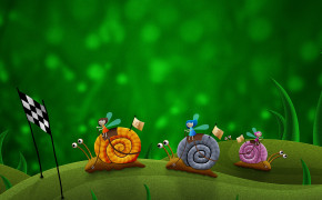 Cute Snail High Definition Wallpaper 20033