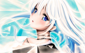 Blue Eyes Anime Girl HQ Desktop Wallpaper 21508