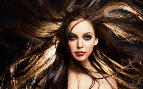 Girl Hairstyle HD Background Wallpaper 21815