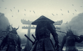 Samurai Warrior Mask Background Wallpapers 22193