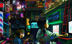 Anime Gamer Girl Wallpaper HD 21383