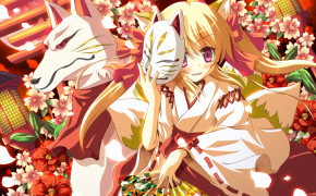 Anime Fox Girl HD Desktop Wallpaper 21367