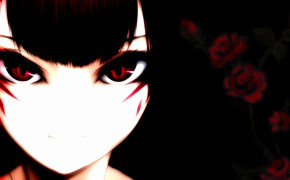 Red Eyes Anime Girl HD Wallpaper 22132