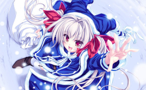Happy Anime Girl HD Background Wallpaper 21933