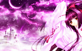 Pink Anime Girl HQ Background Wallpaper 22082