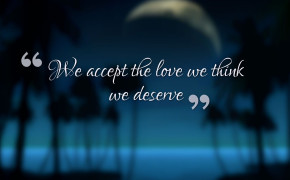 Accept The Love Quotes HD Wallpaper 00168