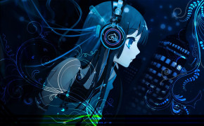 Anime Gamer Girl HD Desktop Wallpaper 21377