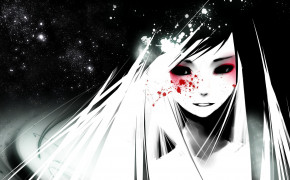 Dark Anime Girl HD Background Wallpaper 21580