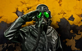 Gas Mask Background Wallpaper 21775