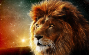3D Lion HQ Background Wallpaper 22746