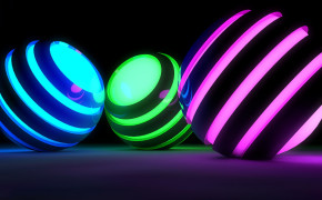 3D Colorful Balls Background Wallpapers 22682