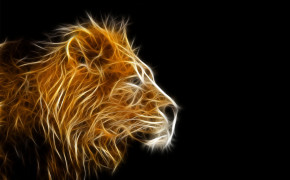 3D Lion Desktop Wallpaper 22740