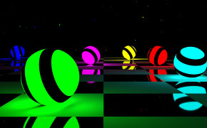3D Colorful Balls Wallpaper HD 22691