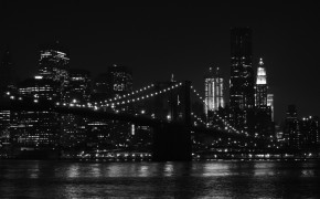 Brooklyn Bridge Black And White HD Wallpaper 23390