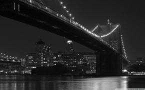 Brooklyn Bridge Black And White Widescreen Wallpapers 23396
