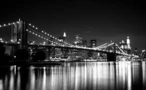 Brooklyn Bridge Black And White Wallpaper 23395