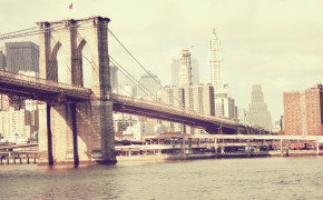 Brooklyn Bridge Sepia Wallpaper 23401